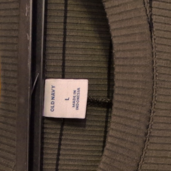 Old Navy Olive Ribbed Dress - Picture 5 of 7